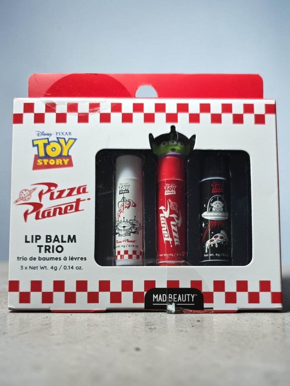 Pizza Planet Lip Balm Trio - Box With No Window Or Box With Window - Picture 3 of 3
